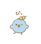 ぴこぴこ日和～青い鳥じぴんちゃんと団子③（個別スタンプ：4）