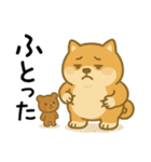 柴犬しば太＆くまっち（個別スタンプ：3）