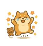 柴犬しば太＆くまっち（個別スタンプ：15）