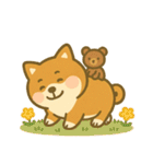 柴犬しば太＆くまっち（個別スタンプ：17）