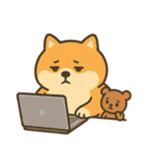 柴犬しば太＆くまっち（個別スタンプ：22）