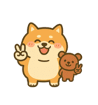 柴犬しば太＆くまっち（個別スタンプ：24）