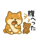 柴犬しば太＆くまっち（個別スタンプ：34）