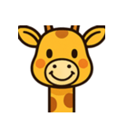 キリン(長さアレンジ)（個別スタンプ：1）