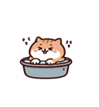 お風呂猫 自閉モード,（個別スタンプ：5）