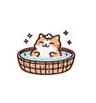 お風呂猫 自閉モード,（個別スタンプ：6）
