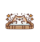 お風呂猫 自閉モード,（個別スタンプ：7）
