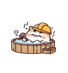 お風呂猫 自閉モード,（個別スタンプ：13）