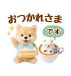 しばいぬの大人可愛い梅雨スタンプ（個別スタンプ：19）