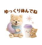 しばいぬの大人可愛い梅雨スタンプ（個別スタンプ：25）