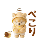 しばいぬの大人可愛い梅雨スタンプ（個別スタンプ：32）