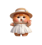 旅行服を着た子猫（NT） v.4（個別スタンプ：3）
