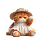 旅行服を着た子猫（NT） v.4（個別スタンプ：9）