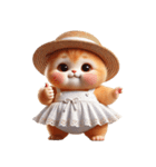 旅行服を着た子猫（NT） v.4（個別スタンプ：12）