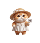 旅行服を着た子猫（NT） v.4（個別スタンプ：13）