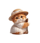 旅行服を着た子猫（NT） v.4（個別スタンプ：16）
