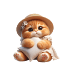 旅行服を着た子猫（NT） v.4（個別スタンプ：17）