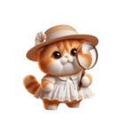 旅行服を着た子猫（NT） v.4（個別スタンプ：18）