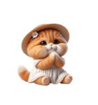 旅行服を着た子猫（NT） v.4（個別スタンプ：20）