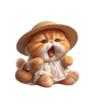 旅行服を着た子猫（NT） v.4（個別スタンプ：21）