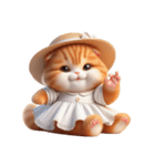 旅行服を着た子猫（NT） v.4（個別スタンプ：23）