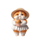 旅行服を着た子猫（NT） v.4（個別スタンプ：24）