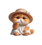 旅行服を着た子猫（NT） v.4（個別スタンプ：25）