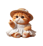 旅行服を着た子猫（NT） v.4（個別スタンプ：27）