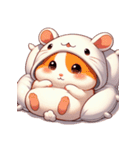 かわいいウサギハムスター （NT） v.4（個別スタンプ：4）