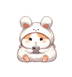 かわいいウサギハムスター （NT） v.4（個別スタンプ：7）