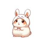 かわいいウサギハムスター （NT） v.4（個別スタンプ：15）