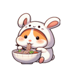 かわいいウサギハムスター （NT） v.4（個別スタンプ：28）