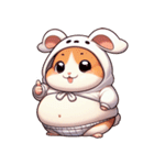 かわいいウサギハムスター （NT） v.4（個別スタンプ：32）