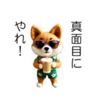 小さいやんちゃな柴犬（個別スタンプ：19）