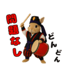 仲良し三匹 エイサー編（個別スタンプ：10）