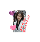 めがねっ娘鑑定団      キスver.（個別スタンプ：2）