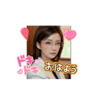 めがねっ娘鑑定団      キスver.（個別スタンプ：4）