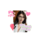 めがねっ娘鑑定団      キスver.（個別スタンプ：8）