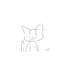 猫たちの変なスタンプ（個別スタンプ：5）