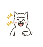 アルパカさんの日常会話（個別スタンプ：6）