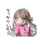 うっかり女子のドジ★大失敗（個別スタンプ：1）