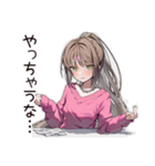 うっかり女子のドジ★大失敗（個別スタンプ：34）