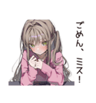 うっかり女子のドジ★大失敗（個別スタンプ：37）