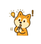 柴犬ひめちゃんのスタンプ（個別スタンプ：18）