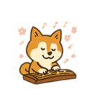 柴犬ひめちゃんのスタンプ（個別スタンプ：35）