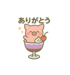 パフェになった夢見る動物2025春（個別スタンプ：6）