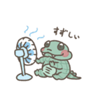 ミニわにの〈こだちゃん〉 夏だね（個別スタンプ：4）
