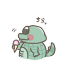 ミニわにの〈こだちゃん〉 夏だね（個別スタンプ：7）