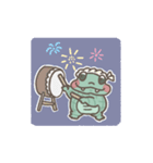 ミニわにの〈こだちゃん〉 夏だね（個別スタンプ：12）