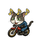 バイク猫のぶんた（個別スタンプ：6）